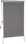 Outsunny Senkrechtmarkise,, Grau, Metall, 120x0.1x200 cm, Sonnen- & Sichtschutz,