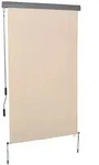 Outsunny Balkonmarkise,, Creme, Metall, 120x200x200 cm, Sonnen- & Sichtschutz,
