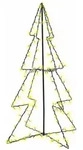 vidaXL Weihnachtsbaum, Wei&szlig;, Metall, 120 cm, Dekoration, Weihnachtsdekoration,
