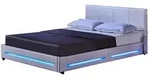 Home Deluxe Led, Wei&szlig;, Kunststoff, Schlafzimmer, Betten, Polsterbetten