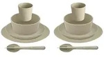 Koziol Geschirrset, Beige, Kunststoff, 25.7x15x25.7 cm, Essen & Trinken, Geschirr,