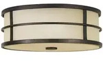 Elstead Lighting Deckenleuchte Fusion, Dunkelbraun, Bronze, Metall, 12.4 cm, Gr&uuml;ner