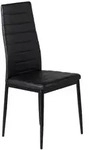 Livetastic Stuhl-Set, Schwarz, Metall, Textil, zylindrisch, 42x98x48 cm, Esszimmer,