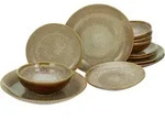 Creatable Tafelservice, Cognac, Keramik, 12-teilig, Essen & Trinken, Geschirr,