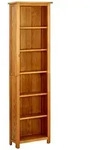 vidaXL B&uuml;cherregal, Braun, Holz, 52x180x22 cm, Wohnzimmer, Regale, B&uuml;cherregale