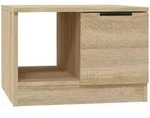 vidaXL Couchtisch, Sonoma Eiche, Holz, Strukturbuche, Rechteckig,Quadratisch,