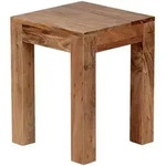 Mid.you Beistelltisch, Akazie, Holz, Akazie, massiv, quadratisch, eckig, 35x45x35 cm,