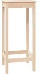vidaXL Bartisch, Braun, Holz, Kiefer, Rechteckig, S&auml;ule, 50x110x50 cm, Esszimmer,