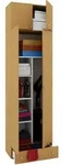 Mid.you Mehrzweckschrank, Buche, Kunststoff, Holzoptik, 4 F&auml;cher, 1 Schublade(n)