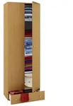 Mid.you Mehrzweckschrank, Buche, Kunststoff, Holzoptik, 4 F&auml;cher, 1 Schublade(n)