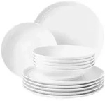 Seltmann Weiden Tafelservice, Wei&szlig;, Keramik, 12-teilig, 32.3x23.5x32.3 cm, Essen &