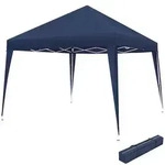 tectake Pavillon, Blau, Kunststoff, Quadratisch, 300x255x300 cm, Sonnen- &