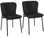 Svita Esszimmerstuhl, Schwarz, Textil, 50x81x50 cm, Esszimmer, St&uuml;hle,