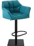 CLP Barhocker, T&uuml;rkis, Metall, 64x88x45 cm, Esszimmer, Barm&ouml;bel, Barhocker
