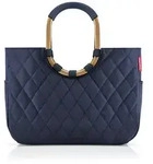 Reisenthel Einkaufskorb Midnight Gold, Gold, Dunkelblau, Kunststoff, 25 L, bauchig,
