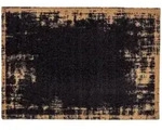 Esposa Fussmatte Miabella, Schwarz, Dunkelorange, Textil, rechteckig, 50x70 cm,