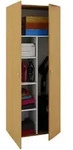 Mid.you Mehrzweckschrank, Buche, Holzwerkstoff, 4 F&auml;cher, 70x178x40 cm, stehend,