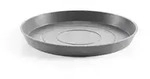 Ecopots Blumentopfuntersetzer, Grau, Kunststoff, Beton Optik, Rund, 3.5 cm,