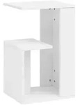 Mid.you Beistelltisch, Wei&szlig;, Holzwerkstoff, rechteckig, Bodenplatte, 35x61x30 cm,