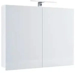 Mid.you Spiegelschrank VCM Badinos, Wei&szlig;, Glas, D, 80x59.2x12 cm, Badezimmer,