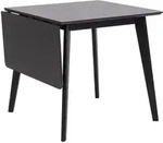 Mid.you Esstisch, Schwarz, Holz, Holzwerkstoff, Kautschukholz, furniert,...