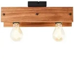Brilliant Deckenleuchte, Schwarz, Holz, 38x11.7x13.5 cm, Lampen & Leuchten,
