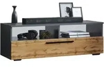 Mid.you Lowboard, Anthrazit, Honigeiche, Kunststoff, 115x39x40 cm, stehend,