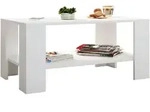 Mid.you Couchtisch, Wei&szlig;, Holzwerkstoff, rechteckig, eckig, 53x41x90 cm,...