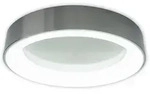 N&auml;ve Led-Deckenleuchte Multo, Grau, Metall, Kunststoff, Farbwechsler, Lampen &