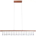 N&auml;ve Led-H&auml;ngeleuchte Nobilis, Gold, Metall, Kunststoff, Glas, 100 cm, Lampen &