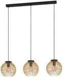 Eglo H&auml;ngeleuchte Venezuela, Schwarz, Gold, Metall, rund,rund, 23.5x110x93.5 cm,