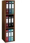 Mid.you Aktenschrank, Nussbaum, Holzwerkstoff, 2 F&auml;cher, 34x107x29 cm,