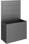 Biohort Sichtschutz, Dunkelgrau, Metall, 102x91x4 cm, Sonnen- & Sichtschutz,