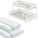 VitaliSpa Etagenbett, Wei&szlig;, Holz, Rechteckig, 140x200 cm, Kinder- &...