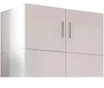 Xora Aufsatzschrank, Wei&szlig;, Holzwerkstoff, 80x40x54 cm, BQ - B&uuml;ndnis f&uuml;r...