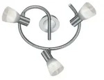 Led, Silber, Glas, Rund, F, 30x21x30 cm, Lampen & Leuchten, LED Beleuchtung,