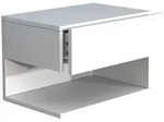 Livetastic Nachtschrank, Wei&szlig;, Holzwerkstoff, 1 Schublade(n) Schubladen, 45x30x32