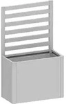 Biohort Rankgitter, Silber, Metall, 102x91x4 cm, Gartenzubeh&ouml;r, Hochbeete