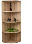 Coemo Eckregal, Natur, Holzwerkstoff, 40x120x40 cm, CE, Wohnzimmer, Regale, Eckregale