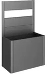 Biohort Sichtschutz, Dunkelgrau, Metall, Kunststoff, 102x91x4 cm, Sonnen- &