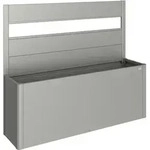 Biohort Sichtschutz, Grau, Metall, Kunststoff, 201x91x4 cm, Sonnen- & Sichtschutz,