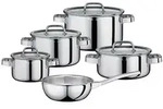 Spring Kochtopfset Finesse2+, Silber, Metall, Kunststoff, Glas, 5-teilig, 16 cm,20