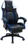 CLP Gamingstuhl, Blau, Schwarz, Kunststoff, 69x118x70.5 cm, Kinderzimmer &