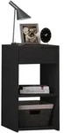 Livetastic Nachtschrank, Schwarz, Holzwerkstoff, 1 Schublade(n) Schubladen, 35x65x35