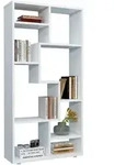 Mid.you Regal, Wei&szlig;, Kunststoff, 58x116x20 cm, stehend, Wohnzimmer, Regale,