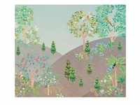 Komar Vliestapete, Mehrfarbig, Bäume, 300x250 cm, Fsc, Tapeten Shop, Vliestapeten