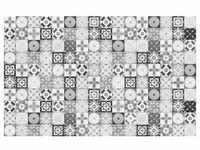Komar Vliestapete, Schwarz, Weiß, orientalisch, 400x250 cm, Fsc, Tapeten Shop,