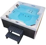 Home Deluxe Outdoor, Anthrazit, Kunststoff, 207.5x88x207.5 cm, Freizeit, Pools und