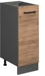 Vicco Apothekerschrank, Honigeiche, Anthrazit, Holzwerkstoff, 2 F&auml;cher, 1