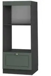 Vicco Mikrowellenschrank, Gr&uuml;n, Anthrazit, Holzwerkstoff, 3 F&auml;cher, 1...
